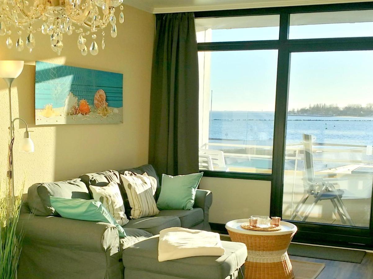 Meerblick-Apartment Meerzeit Südstrand 34m² 2 Pers. 1.OG BK MB WLAN Fehmarn Buitenkant foto